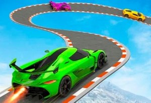 Turbo Car Jumps Racing