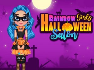 Rainbow Girls Halloween Dress Up