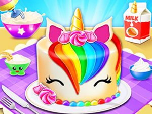 Unicorn Cake Maker Cooking Game