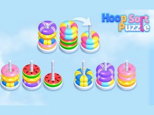 Hoop Stack Sort Puzzle 3D