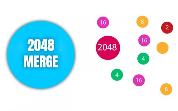 2048 Merge: Classic Number Puzzle Game Online