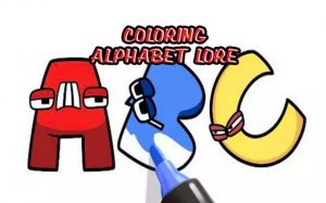 Coloring Alphacasual Game Lore: Online Educational Coloring Book
