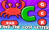 Find The Lost Letter - Kids Alphabet Matching Game Online