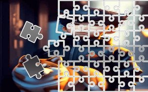 Little Kurama Sliding Image Adventure Puzzle Online Game