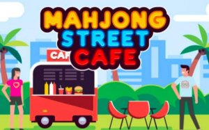 Mahjong Street Cafe - Food Tile Match Puzzle Online Game