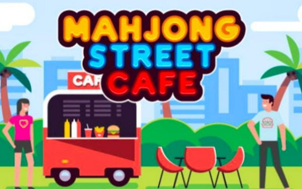 Mahjong Street Cafe - Food Tile Match Puzzle Online Game