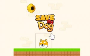 Save the Dog - Line Drawing Defense Puzzle Game