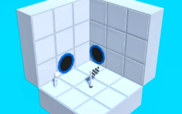 Super Portal Maze 3D: Dimensional Puzzle Adventure Online Game