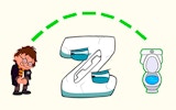 Toilet Race: Alphacasual Puzzle Game