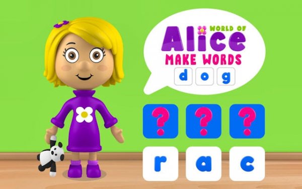 World of Alice - Make Words: Kids Word Builder Online Game