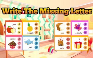 Write The Missing Letter: Kids Word Puzzle Game Online
